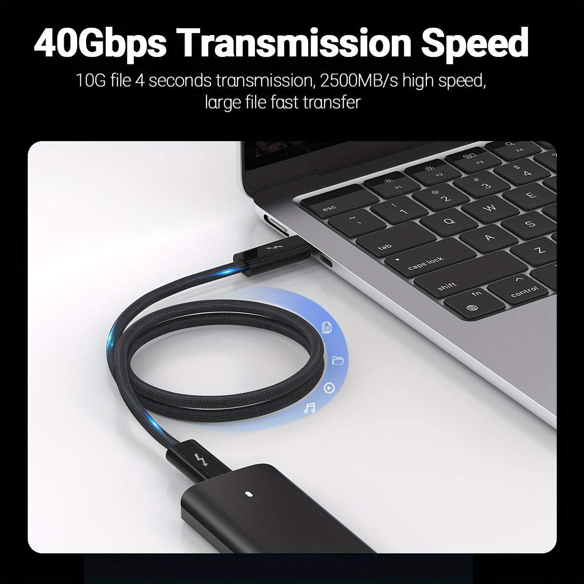 MAT Thunderbolt 4 USB-C to USB-C Cable